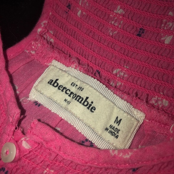 Abercrombie Kids Pink Floral Dress MEDIUM - Picture 3 of 3